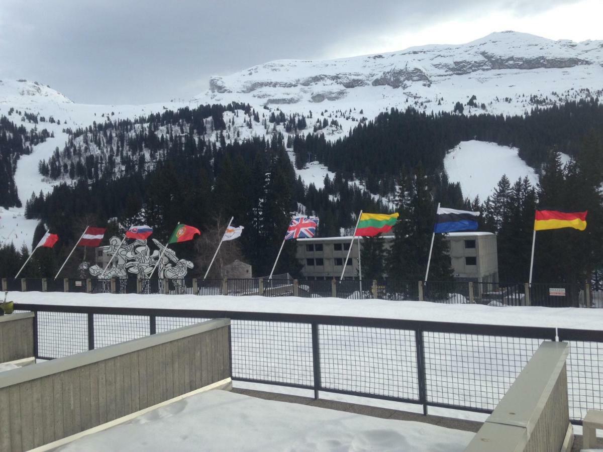Flaine Forum I1 Cassiopee Duplex Mezzanines & Terrasse المظهر الخارجي الصورة